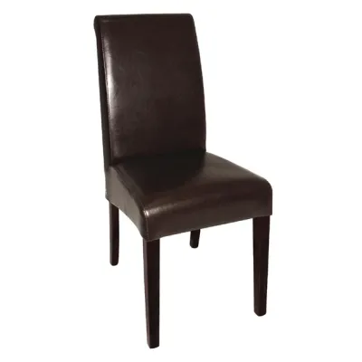 Bolero Curved Back Leather Chairs (Pack of 2) GF956