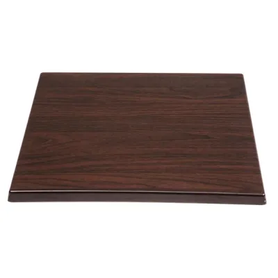 Bolero Square Table Top Dark Brown 600mm GG635
