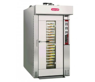 Zanolli Rotor Wind 15/18 Tray (45 x 65)/(70x50) Roll in Electric Rotary Rack Oven - Long Version 5RW0400