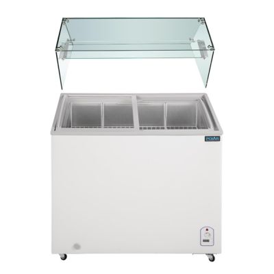 Polar G Series Display Chest Freezer 200Ltr with Glass Surround FL991-A