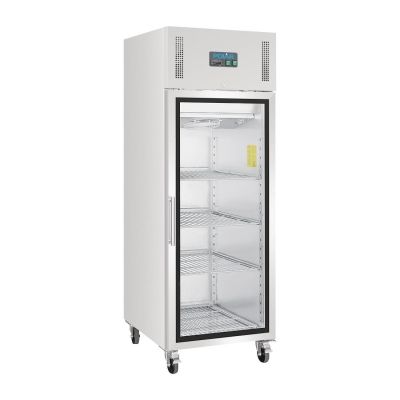 Polar G-Series Gastro Display Glass Door Fridge 600Ltr - Stainless Steel GH218-A