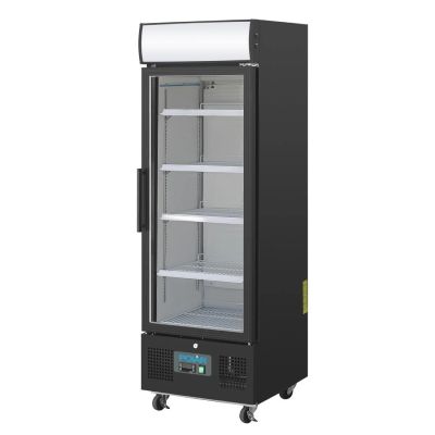 Polar G-Series Upright Display Fridge 218Ltr Black GH426-A