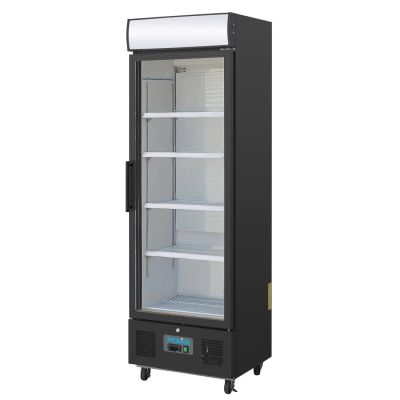 Polar G-Series Upright Display Fridge 368Ltr Black GH427-A