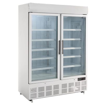 Polar G-Series 2 Door Upright Display Freezer 920Ltr White GH507-A