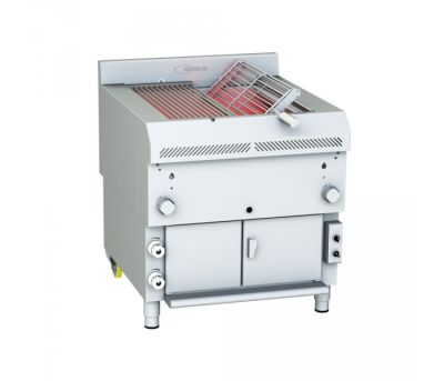Gresilva GHPI R2/800 Direct Heat Combintaion Gas Grill |Rotating Grill With Auto-Feed Waterbath - Grill Area 622mm X 737mm