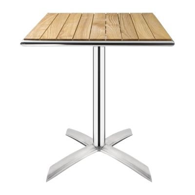 Bolero Ash Flip Top Square Bistro Table 600mm GK991