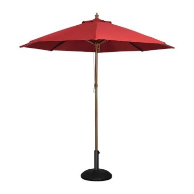 Bolero Round Pulley Umbrella Red - 2.5m  GL304