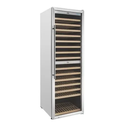 Polar G-Series Dual Zone Wine Fridge Stainless Steel - 180 Bottle GM629-A