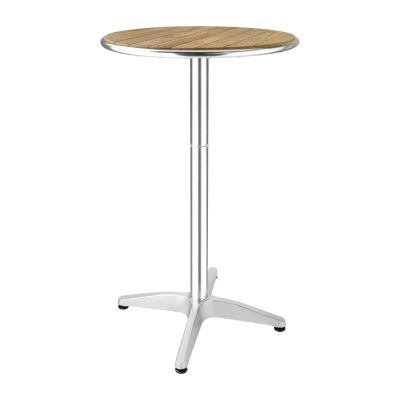 Bolero Ash Round Poseur Height Table 600mm GR332