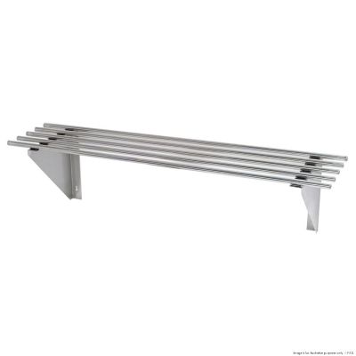 F.E.D. Modular systems 0600-WSP1 Stainless Steel Pipe Wallshelf