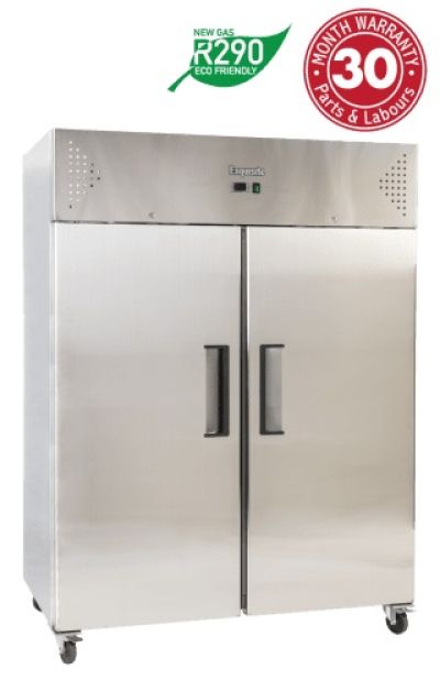 EXQUISITE Double Door Stainless Steel Chiller GSC1410H - 1497 litres