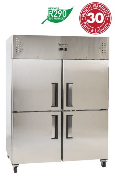 EXQUISITE Double Door Stainless Steel Freezer GSF1412H - 1497 litres