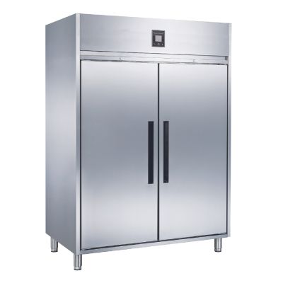 Glacian GUF2140 Stainless Steel Upright 2 Door Freezer