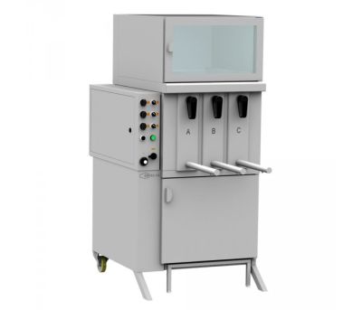 Gresilva GV3 Electric 3 Module Vertical Grill with Auto-Feed waterbath