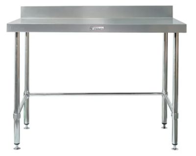 Simply Stainless SS02.7.2400 LB Work Bench With Splashback, Leg Brace And Under Shelf (700 Series)