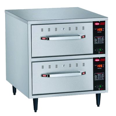 Hatco HDW-2N Free Standing Narrow Drawer Warmer - 2 Drawer