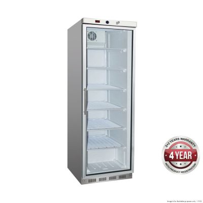F.E.D. Temperate Thermaster HF400G S/S Display Freezer w/Glass Door
