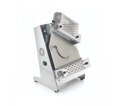 Sirman P-Roll 420/2 Plus 420mm Dough Roller with Foot Pedal | Angled Double Pass
