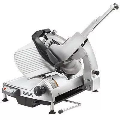 Hobart HS9 Gravity Fed 4 Speed Automatic Safety Slicer w/Removable Knife - 330mm