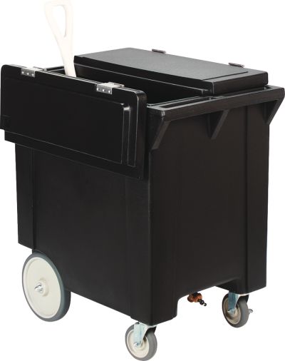 San Jamar IC222003 Carlisle Cateraide™ Black Ice Caddy on Castors 90kg ice capacity 781mm x 559 x 927mm