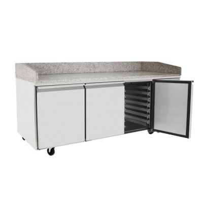 Atosa EPF3485 3 Door Refrigerated Pizza Table 2010mm