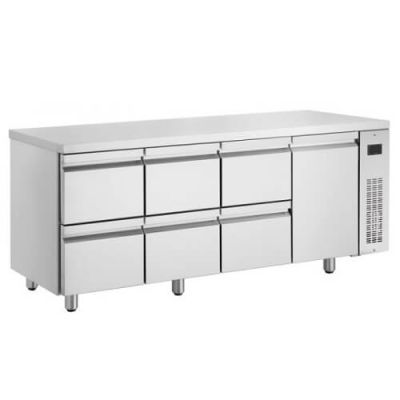 Inomak UBD6000 Under Bar Drawer Chiller (1 Door / 6 Drawers)