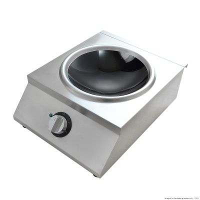 F.E.D. IW500 Benchstar Ceramic Induction Wok w/ Stainless Steel Body