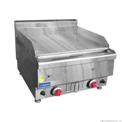 F.E.D GASMAX-JUS-TRG60ELPG Benchtop 2 Bunner Griddle 600mm 
