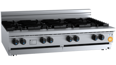 B+S K+ KBT-SB8-BM Eight Burner Boiling Top Bench Mounted
