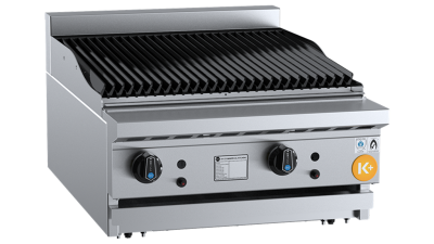 B+S K+ KCBR-6-BM 600mm Char Broiler Bench Mounted