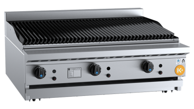 B+S K+ KCBR-9-BM 900mm Char Broiler Bench Mounted