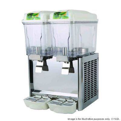 F.E.D. Benchstar Double Bowl Juice Dispenser - KF12L-2