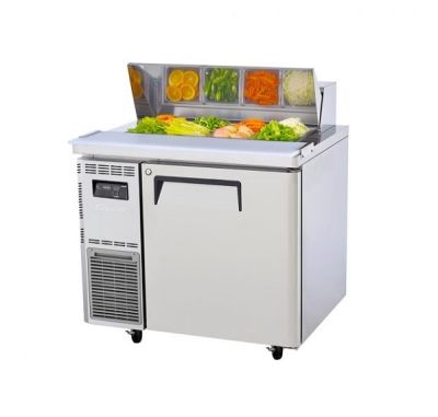 Turbo Air KHR9-1(FB) - 1 Door Salad Prep Table Refrigerator 900mm