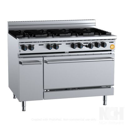 B+S K+ KOV-SB8 Eight Burner Oven