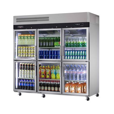 Turbo Air  6 x Half Glass Door Top Mount Display Fridge 1868L   KR65-6G-N(HC)