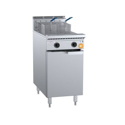 B+S K+ KTF-451S Gas Split Pan Turbo Fryer