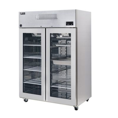 FRESH  KTM-45FG2 GLASS DOOR UPRIGHT FREEZER 2 DOORS