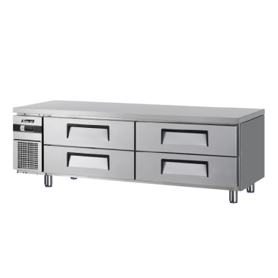 Turbo Air KUC18-4 Chef Base 700 Depth 4 Drawer Stainless Steel