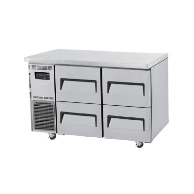 Turbo Air  Undercounter 4 Drawer Freezer - 1200mm wide      KUF12-2D-4-N(HC)