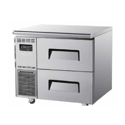 Turbo Air Undercounter 2 Drawer Freezer - 900mm wide   KUF9-2D-2-N(HC)