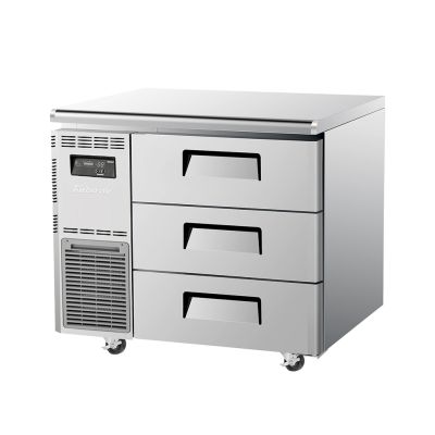 Turbo Air  Undercounter 3 Drawer Freezer - 900mm wide      KUF9-3D-3-N(HC)