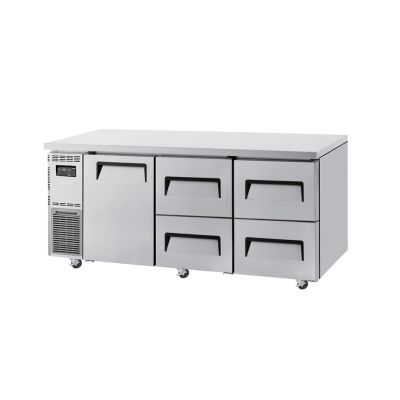 Turbo Air  Undercounter 1 Door / 4 Drawer Chiller - 1800mm wide    KUR18-2D-4-N(HC)