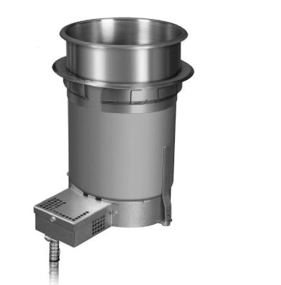 Hatco HWB-4QTD Single Built-In Round Heated Well with Drain Fitting 3.8 Litre