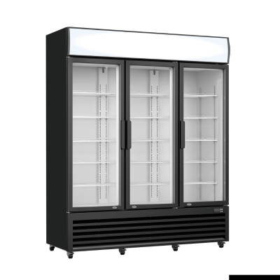 F.E.D Thermaster LG-1203BP Three Glass Door Colourbond Upright Drink Fridge 