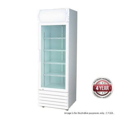 F.E.D. LG-540GE Large Single Glass Door Colourbond Upright Drink Fridge