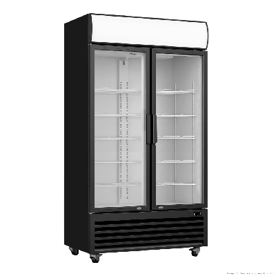 F.E.D Thermaster-LG-580BP Double Glass Door Colourbond Upright Drink Fridge 