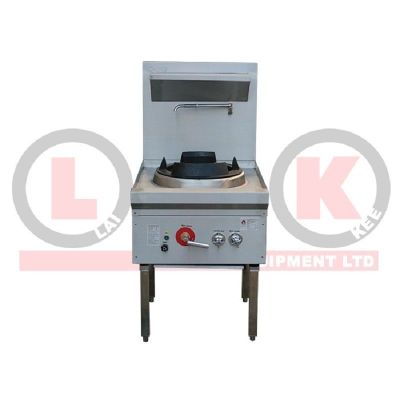 LKK-1BC Waterless Single Burner Wok 24 Jet Chimney Burner