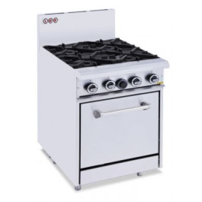 LKKOB4D+O 4 Gas Open Burner Cooktop + Static Oven