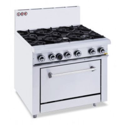 LKKOB6D+O 6 Gas Open Burner Cooktop and Oven