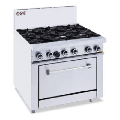 LKKOB6D+O 6 Gas Open Burner Cooktop and Oven